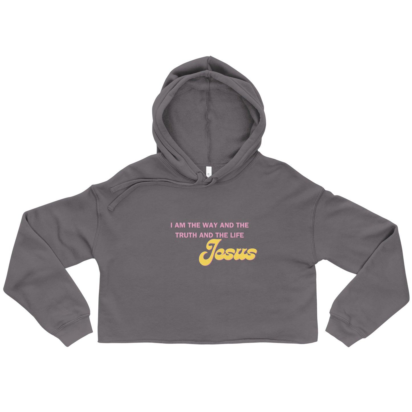 I am the way the truth and the life Crop Hoodie