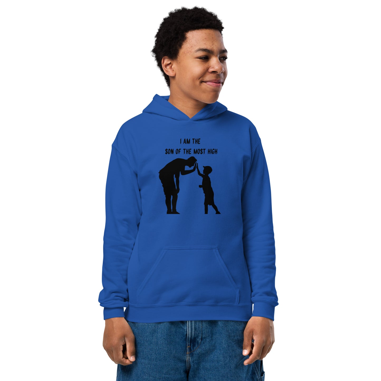 I am the son of the most high Youth heavy blend hoodie