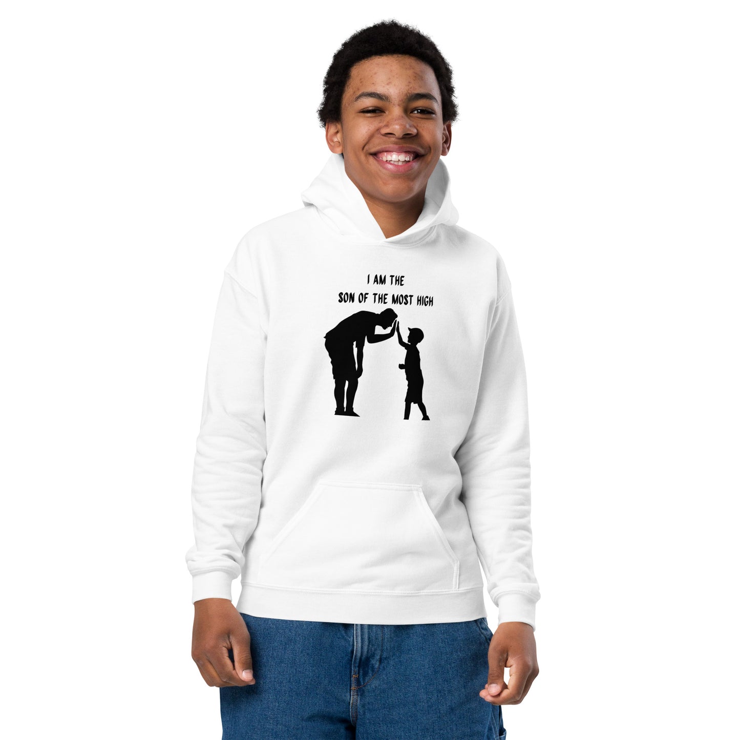 I am the son of the most high Youth heavy blend hoodie